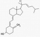 Strukturformel Calcitriol Vitamin D3