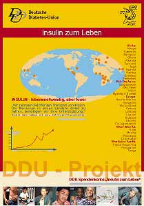 Plakat - Insulin zum Leben